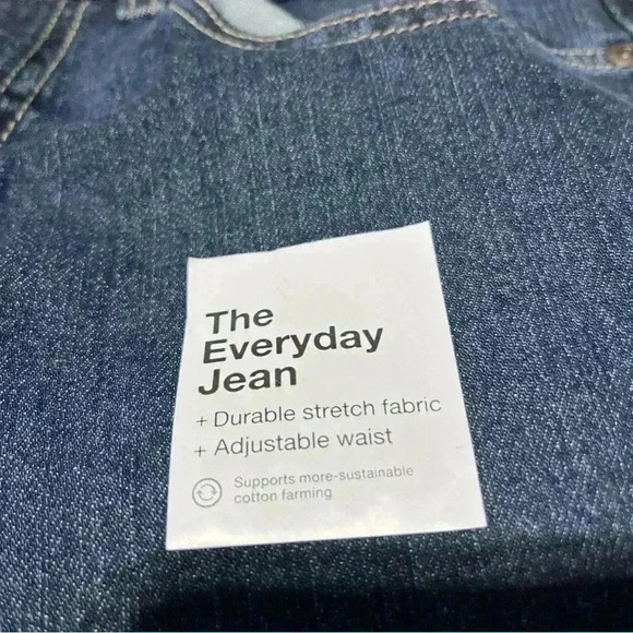 Sonoma Everyday Jean Straight Dark Rinse Denim Blue Stretch Jeans Boys 12 - Picture 2 of 10